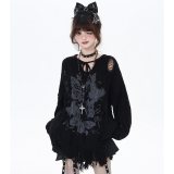 SELECT / ［CRAZYGIRL］ダメージ薄手ニット