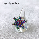 【即納】CAPE OF GOOD HOPE / ヘキサグラムボーンリング［オーロラ］ (CAPE060)