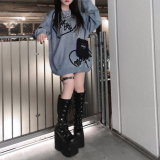 【即納】MORPH8NE / BLUE MORPH8NE KNIT JUMPER  トップス（ORS_09）