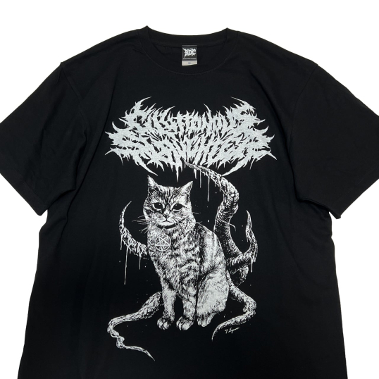 Brutal Death Clothing / The Monster Slayer Cat T-shirt モンスター猫 