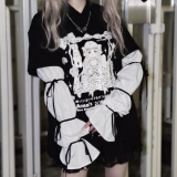 【即納】BLOOD SUPPLY / Puff sleeve cat ear tops (BL0177)【在庫限り】