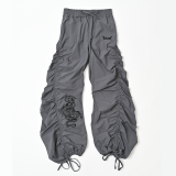 gibous×QOOZA / snake scorpion gathered pants gray