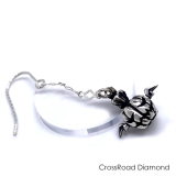 【即納】CrossRoad Diamond / パンプキンフックピアス（SG-17PE-B）