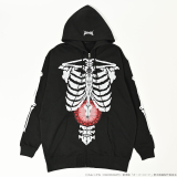 OVERLORD × QOOZA / Ainz Ooal Gown zip hoodie