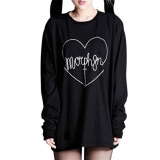 MORPH8NE / EUPHORIA : MORPH8NE BLACK SWEATSHIRT ロンT（530507）