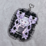 ののりぼん / 猫耳チェキケース［うす紫］