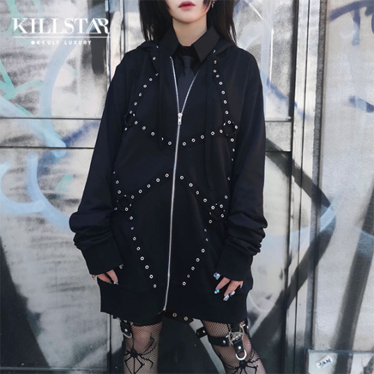 KILLSTAR / Deadlock Zip Hoodie フーディー（KSRA005688) - QOOZA