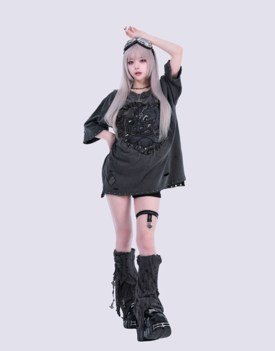 imval ガルフィー Tシャツ IMVAL×GALFY / Bondage Dog TEE［INK］ - QOOZA