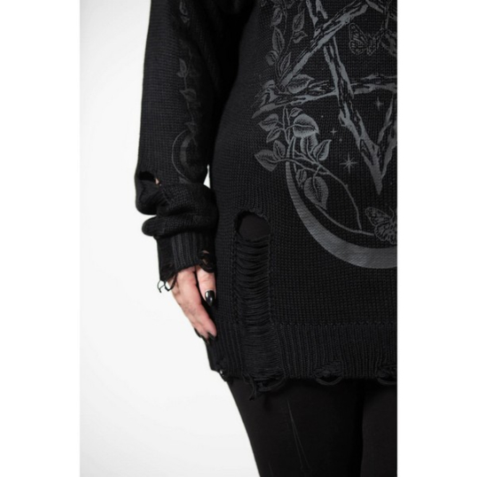 KILLSTAR / Hyperion Hooded Knit Sweater トップス（KSRA005169） - QOOZA