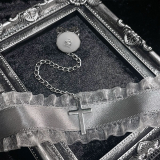 【予約】natu t mare / ゴシックフィンガーブレス［WHT］