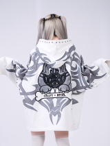 IMVAL×GALFY / Bondage Dog Hoodie［WHT］