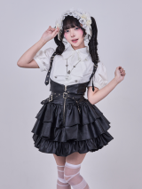 IMVAL / Napoleon Ribbon Blouse［WHT］