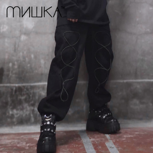 MISHKA / SPINDLE JOGGER PANTS［BLK］ジョガーパンツ（MAW200809