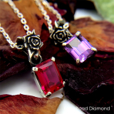 CrossRoad Diamond / Rose Stone Necklace ネックレス（SG-16pt）