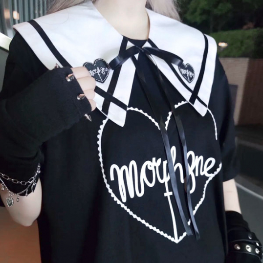 MORPH8NE / EUPHORIA : MORPH8NE BLACK T-SHIRT Tシャツ （450203 