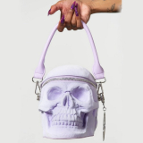 【即納】KILLSTAR / Grave Digger Skull Handbag [LILAC] ハンドバッグ（KSRA006207)