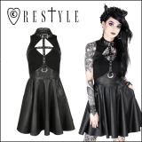 【即納】RESTYLE /Gothic Davina Buckled Dress  ワンピース（850117）