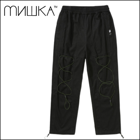 MISHKA / SPINDLE JOGGER PANTS［BLK］ジョガーパンツ（MAW200809