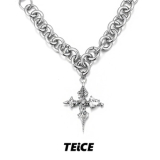 SELECT / ［TEiCE］クロスダブルチェーンネックレス