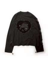【予約】IMVAL×GALFY / Doll Dog 大萌袖 L/S TEE［INK］