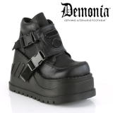 【予約】DEMONIA / STOMP-15  Blk Vegan Leather［STO15/BVL］ ブーツ