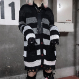 【セール】KILLSTAR / Stripe Of Evil Cardigan カーディガン